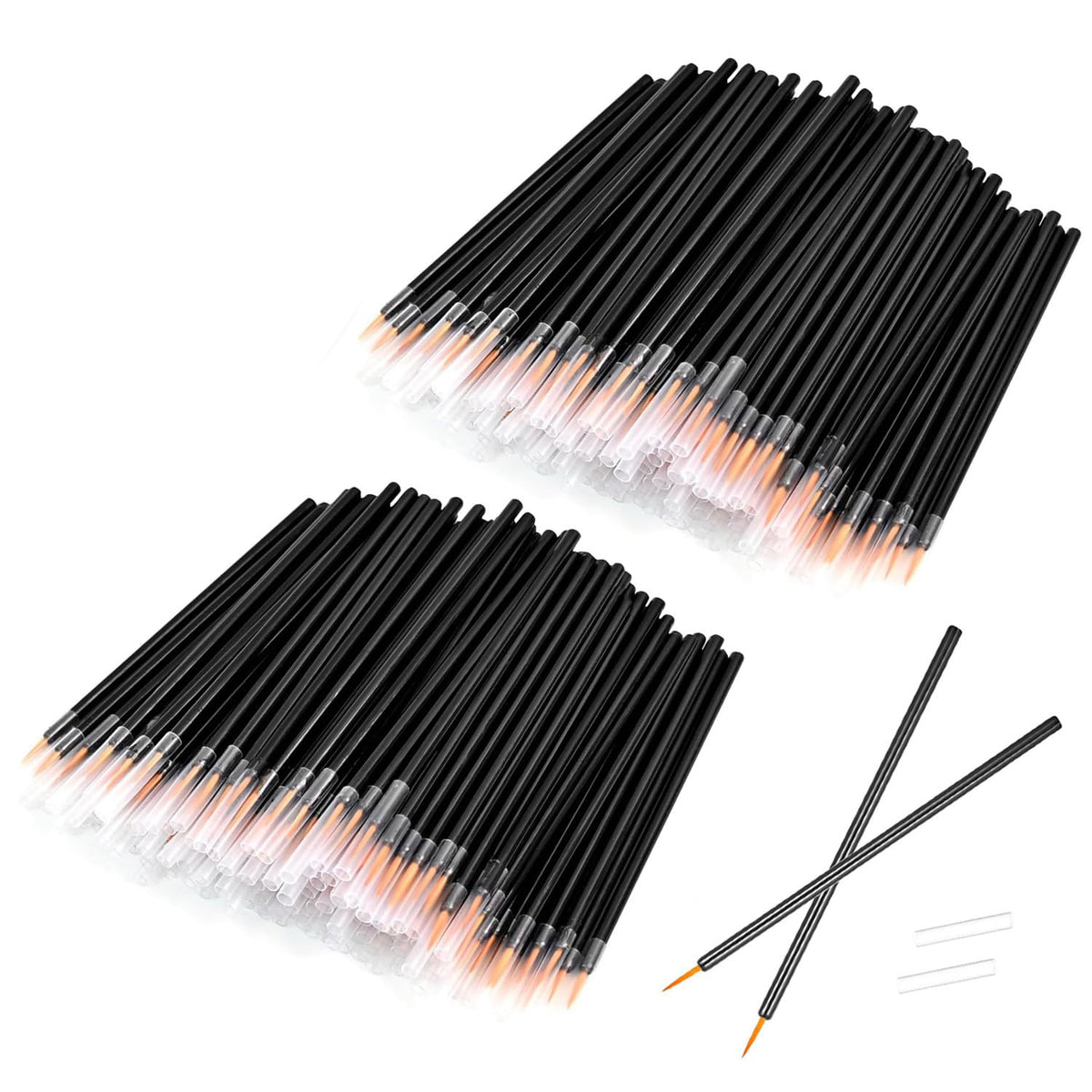 RHOOZ – Ultra-Fine Disposable Detail Brushes – 100-Piece Set – RZ967