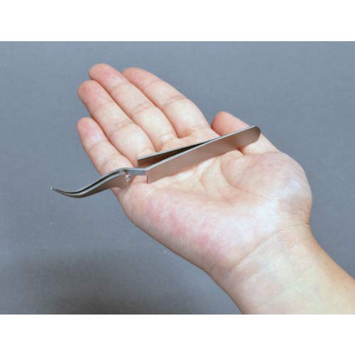 HOZAN P-652 Reverse-Action Tweezers – 115 mm Overall Length, 0.2 mm Tip Width, 15 mm Maximum Opening, 13 g