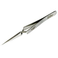 HOZAN P-651 Reverse-Action Tweezers – 118 mm Overall Length, 0.2 mm Tip Width, 15 mm Maximum Opening, 13 g