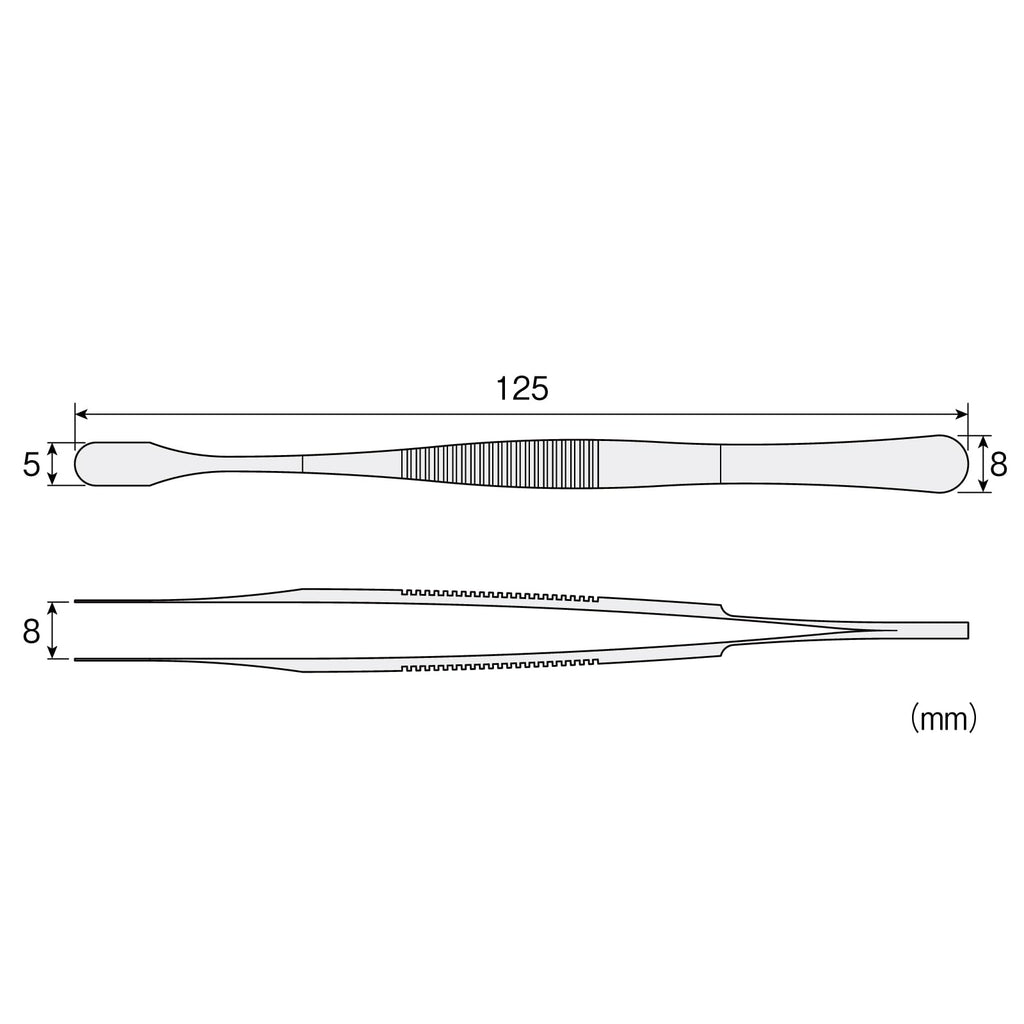 HOZAN – Flat-Tip Tweezers – P-824