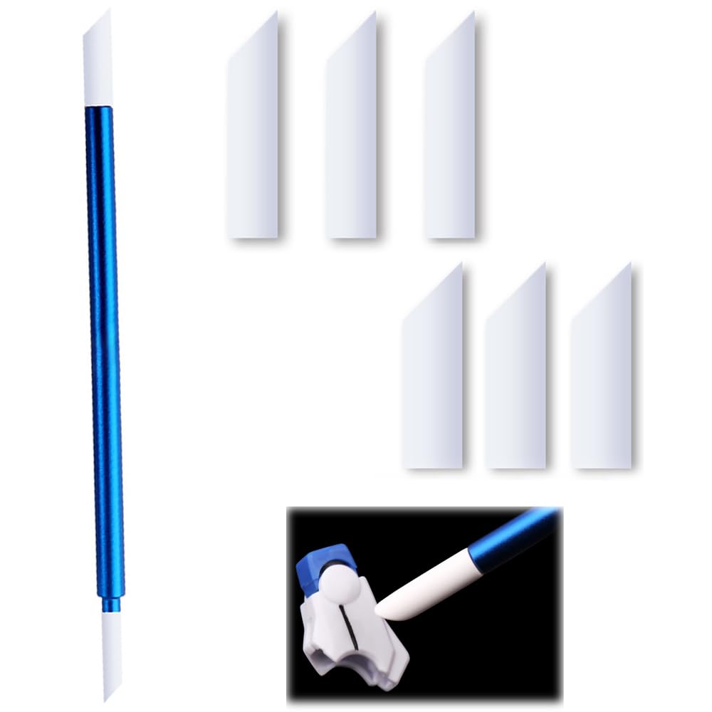ZHSHXNGY – Decal Squeegee – 121mm Dual-Ended with 6 Replacement Cotton Tips