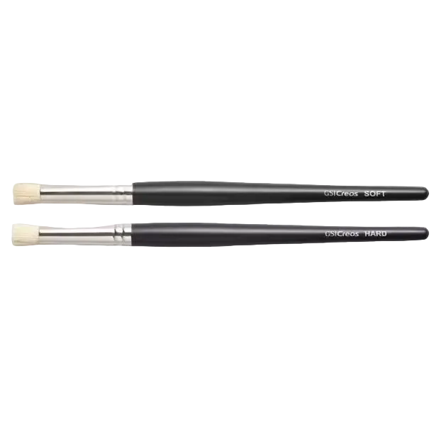 GSI Creos Mr. Hobby - Mr. Weathering Brush - Extra Large - Soft and Hard 2 Piece Set - MB34 - KittoMaru