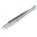 HOZAN – Stainless Steel Tweezers with Knurled Grip – P-886