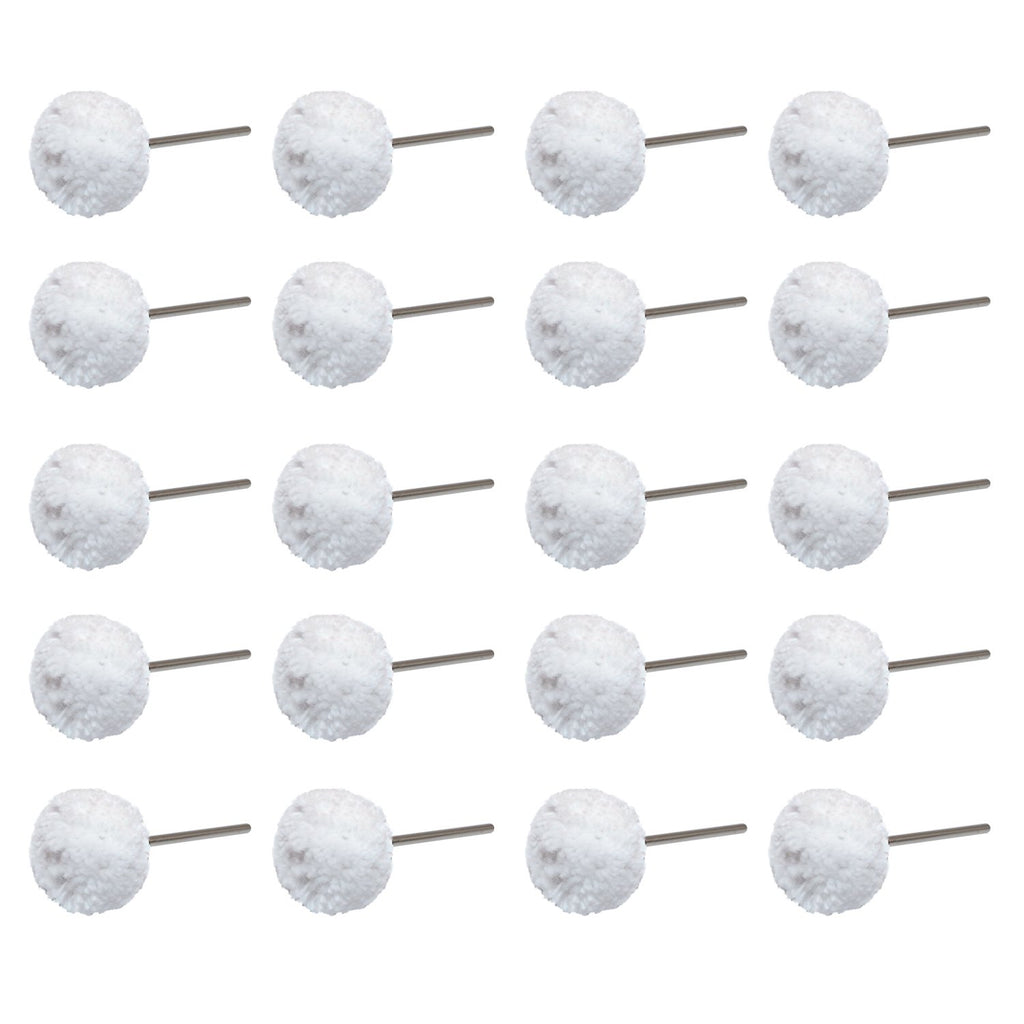 JINTONG – Rotary Tool Polishing Buffs – 2.35mm Shank – 20 Pieces  – MXL1
