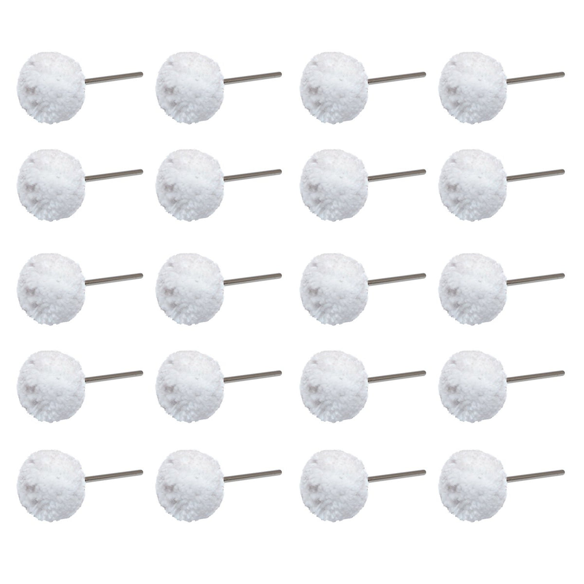 JINTONG – Rotary Tool Polishing Buffs – 2.35mm Shank – 20 Pieces  – MXL1