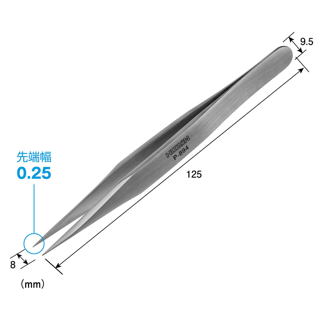 HOZAN – Heavy-Duty Tweezers – P-894