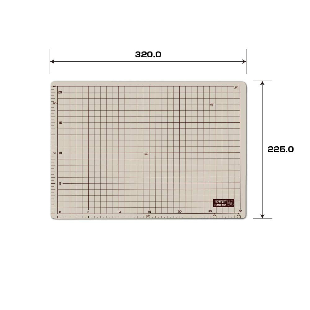 OLFA 134B Cutting Mat – A4 Size (225 × 320 × 2 mm)