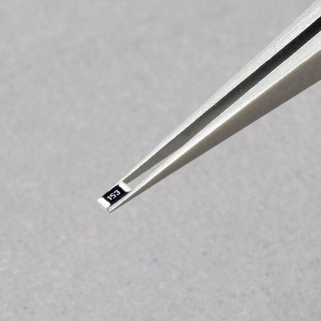 HOZAN P-651 Reverse-Action Tweezers – 118 mm Overall Length, 0.2 mm Tip Width, 15 mm Maximum Opening, 13 g