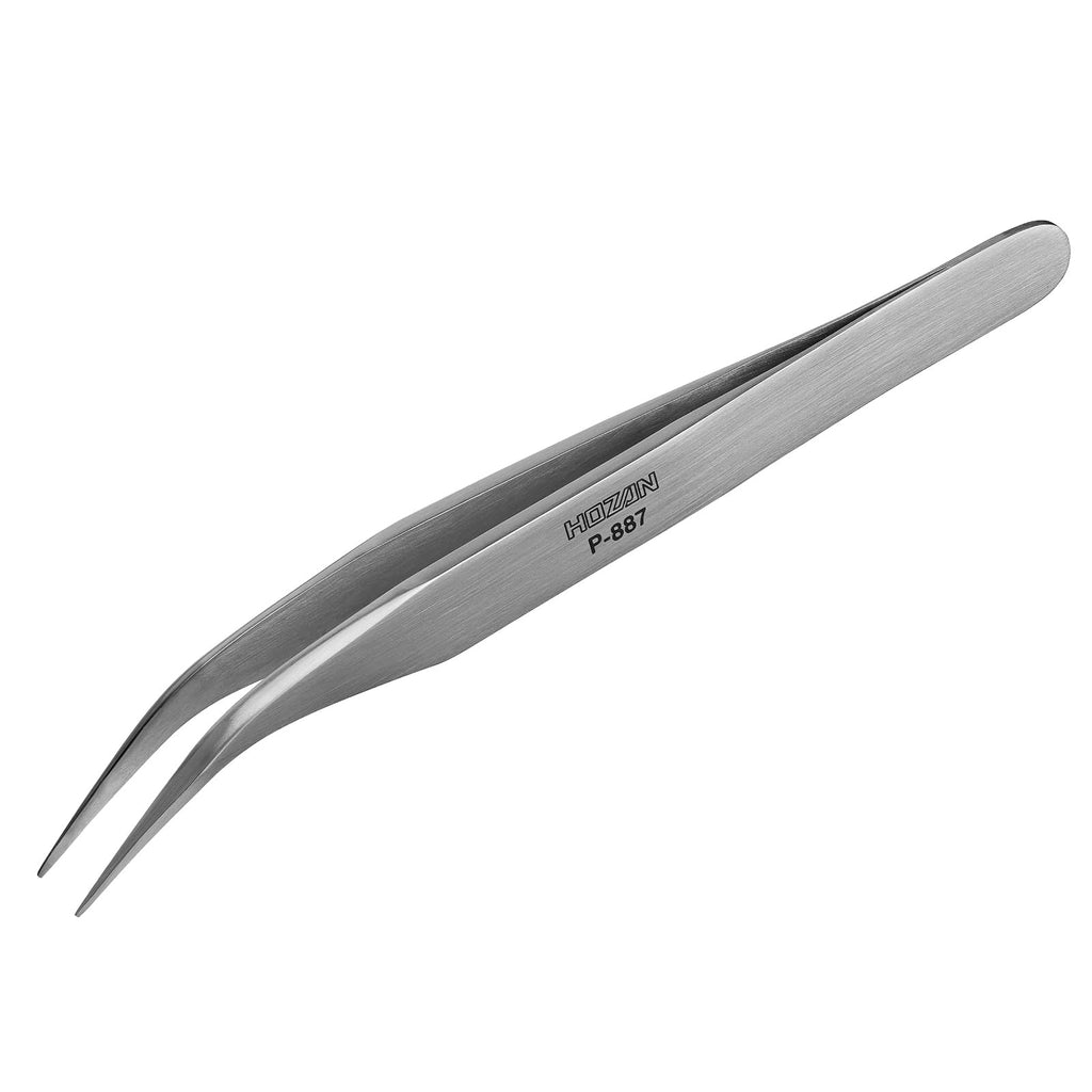 HOZAN – Curved Tweezers – P-887