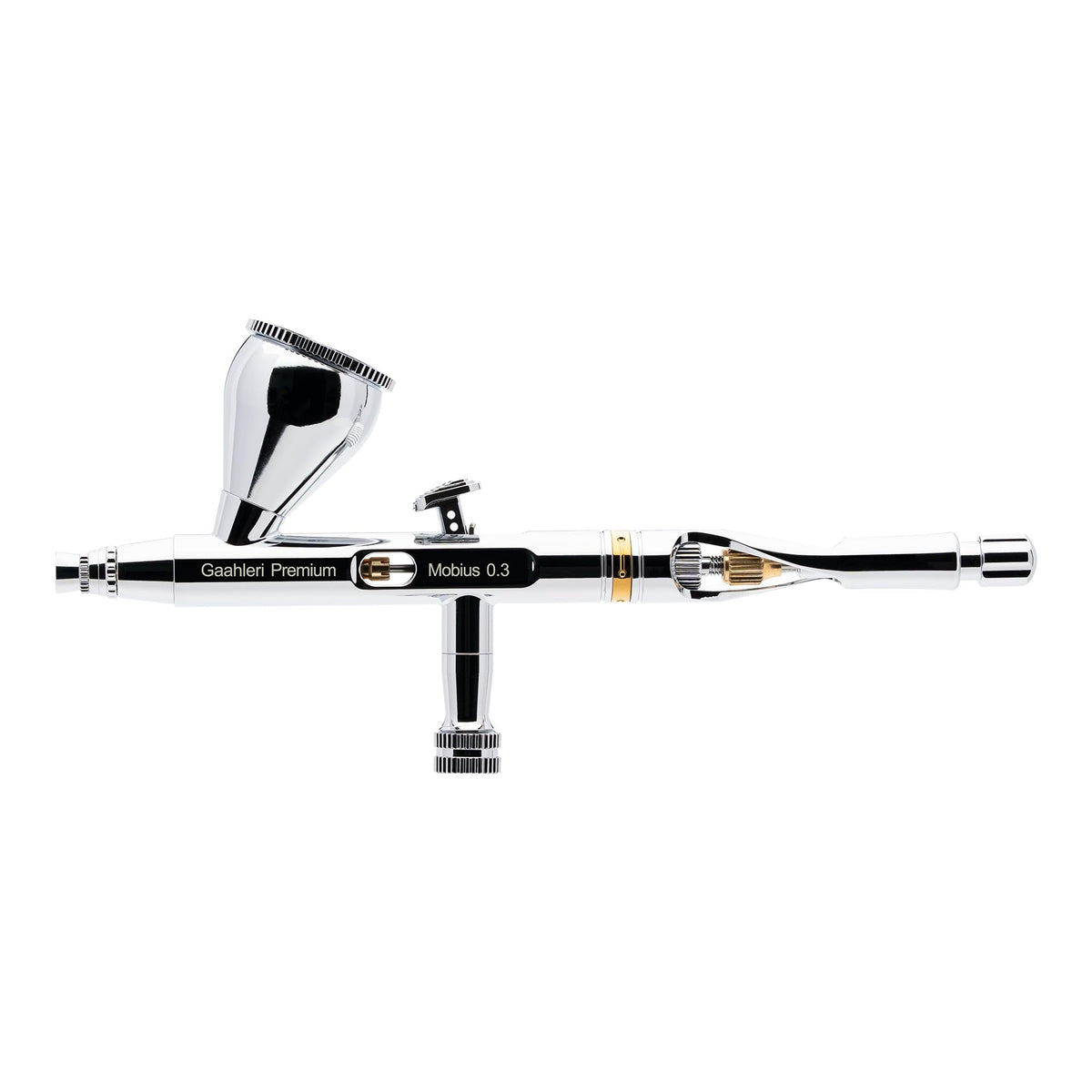 Gaahleri Premium Series Mobius 0.3mm Dual-Action Airbrush – Self-Centering Drop-In Nozzle, for Model Painting