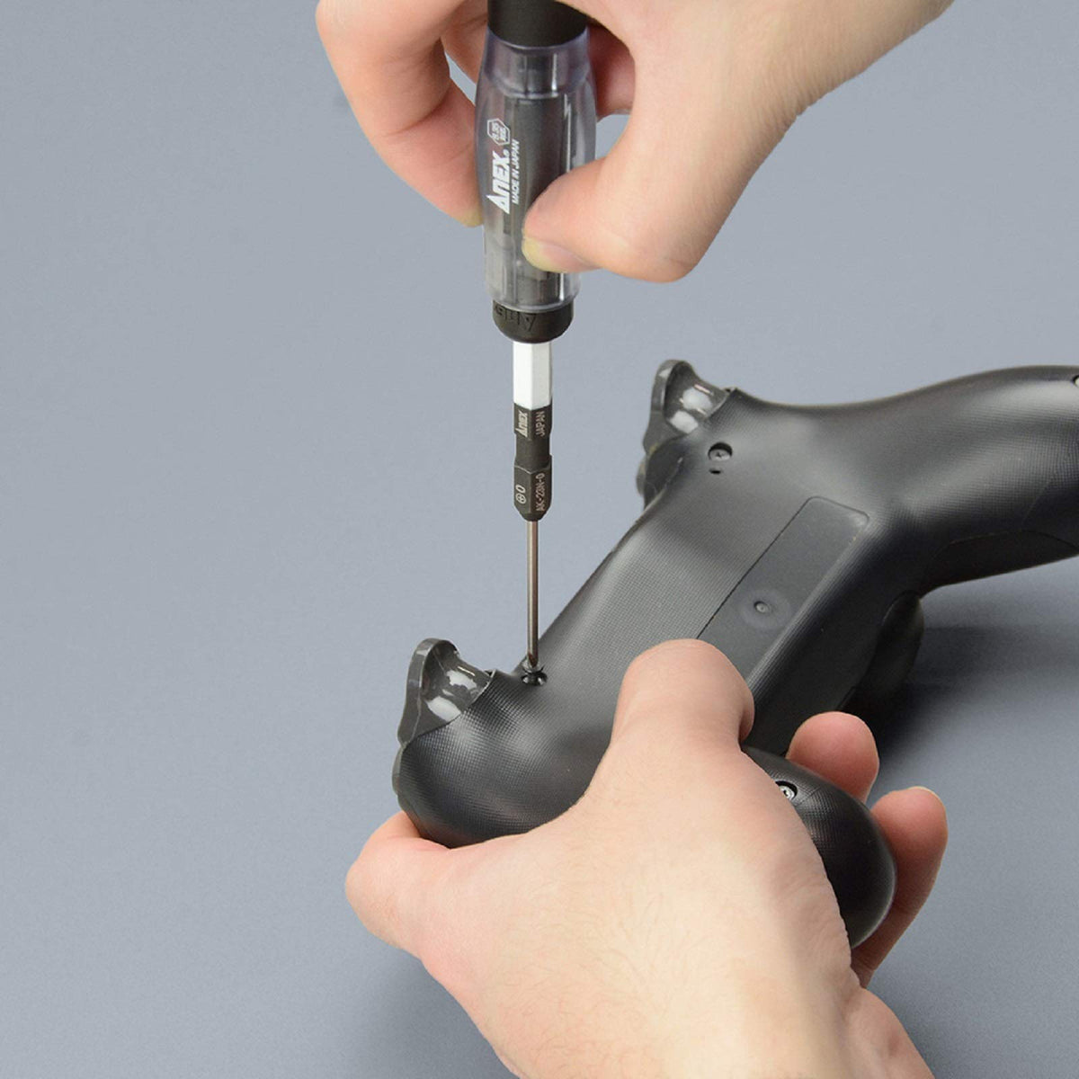 ANEX No.3610-N Precision Stripped Screw Remover with Handle – For M1–M2.6 Screws, Small Stripped Screws in Plastic Models, Mini 4WD, Nintendo Switch, Game Consoles & Eyeglasses