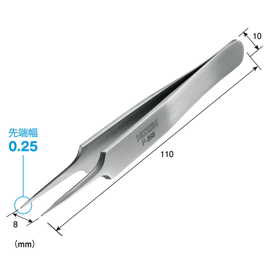HOZAN – Heavy-Duty Tweezers – P-898
