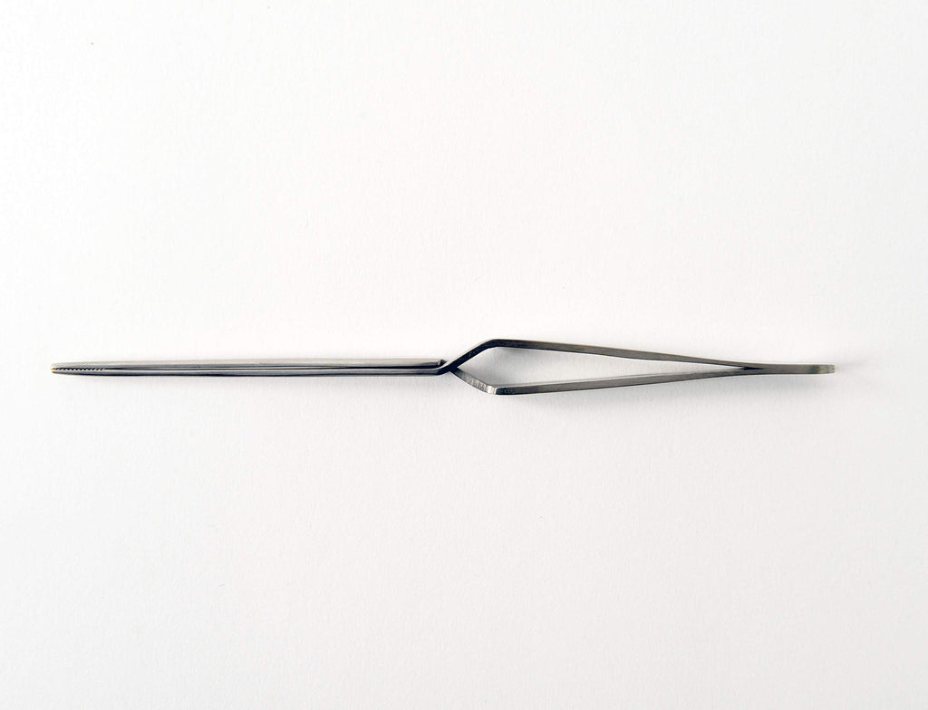 HOZAN P-89 Reverse-Action Tweezers – Straight Tip, 165 mm Overall Length, Approx. 20 mm Maximum Opening, 2 mm Tip Width, General-Purpose Type