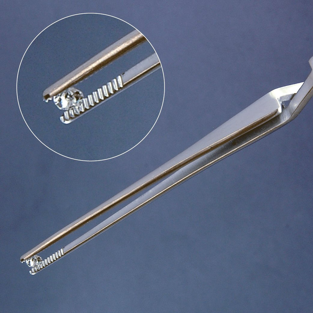 HOZAN P-89 Reverse-Action Tweezers – Straight Tip, 165 mm Overall Length, Approx. 20 mm Maximum Opening, 2 mm Tip Width, General-Purpose Type