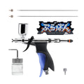Gaahleri × Plaban Collaboration Airbrush – GHAC-Swallowtail Plaban Co-Artist Dual-Action Trigger-Type Airbrush, Self-Centering Drop-In Nozzle, 0.28 & 0.5 mm, for Model Painting