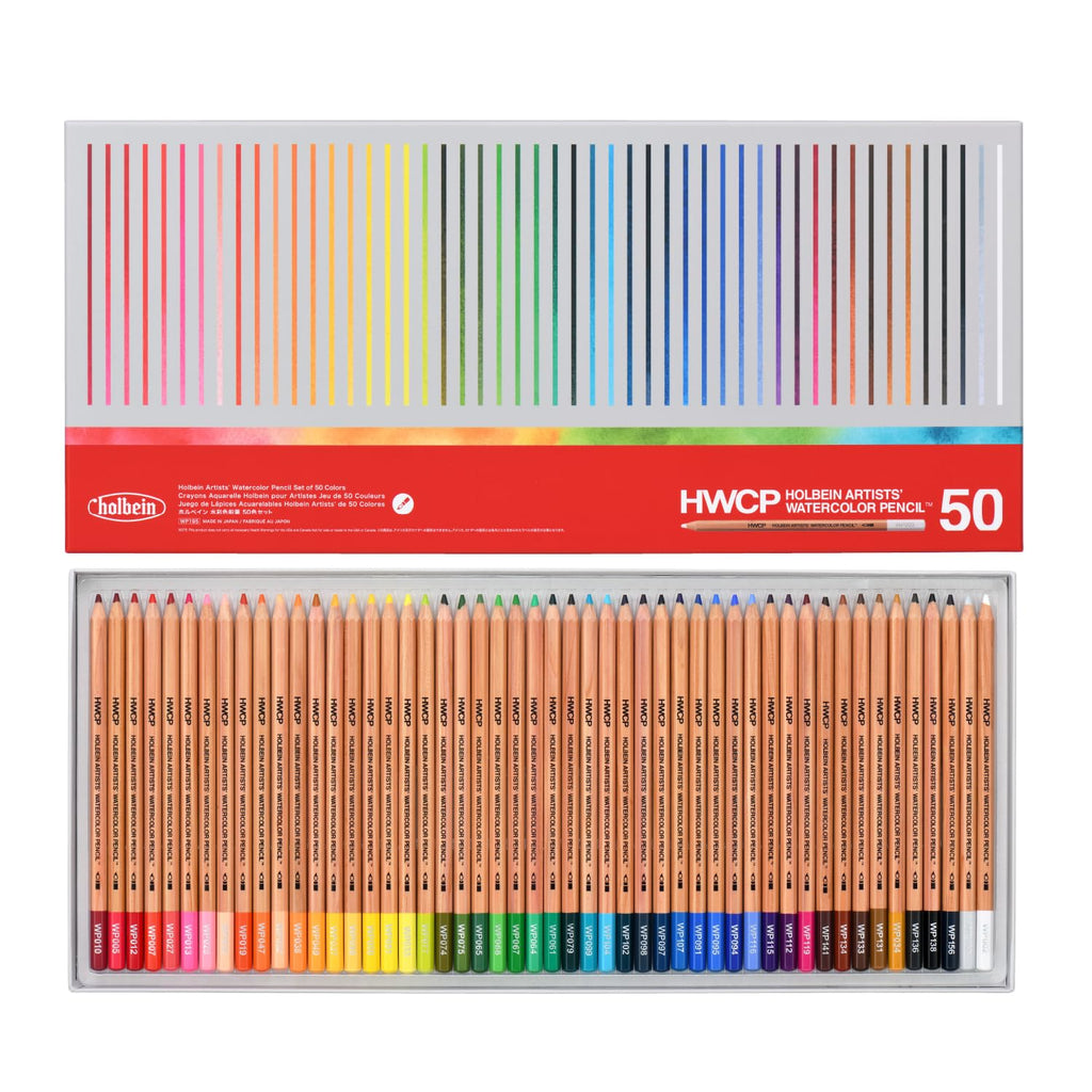 Holbein - Watercolor Pencils - 50 Color Set