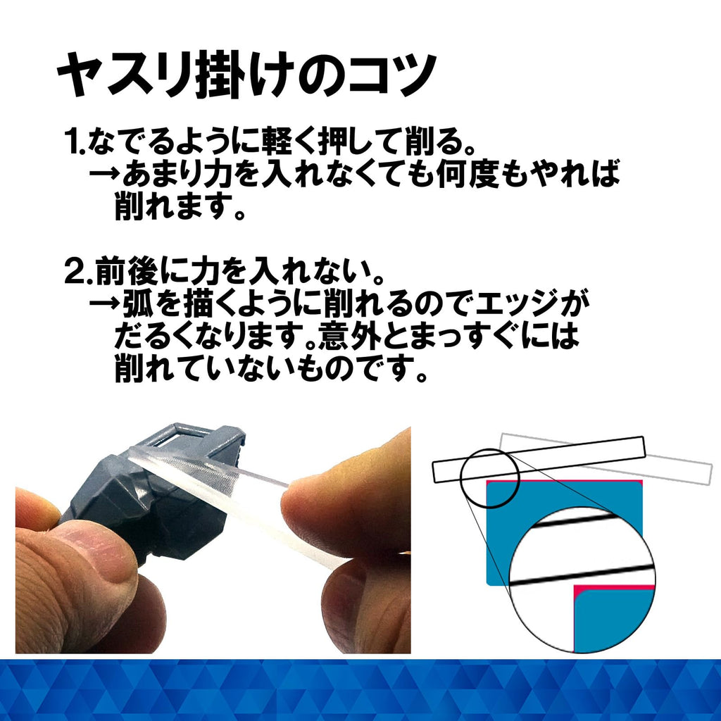 @ROOMS Gate Finisher Glass File – for Plastic Models, Gunpla & Gate Removal