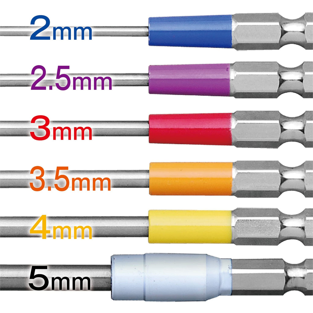 ANEX ACK3-2253 High-Speed Steel Pilot Drill Bit Set – 3-Piece Color-Coded Set (2.0, 2.5 & 3.0 mm) for Pre-Drilling Nail and Screw Holes