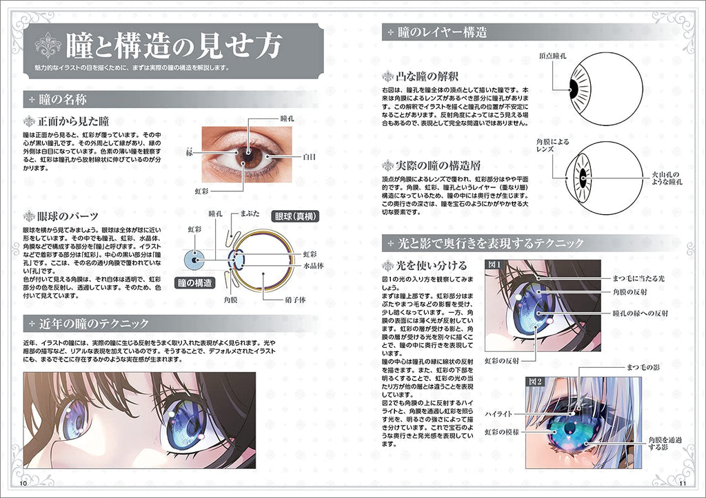 How to Draw Sparkling Eyes - Volume 2 - Art Tutorial Book - Super Drawing Series - KittoMaru