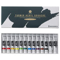 Turner Color - Acrylic gouache 12 colors School set - 13 Pieces