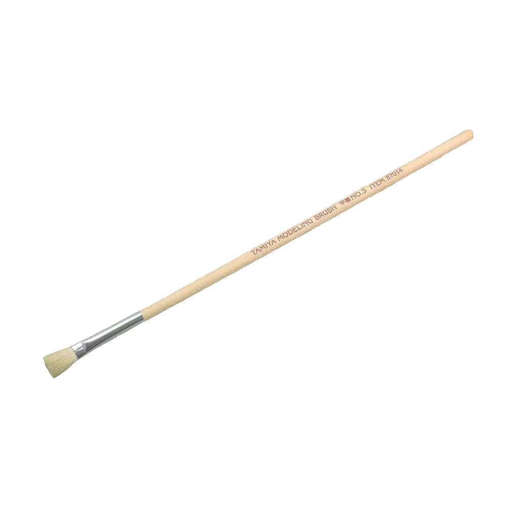 Tamiya - Flat Brush No. 3 - 87014 - KittoMaru