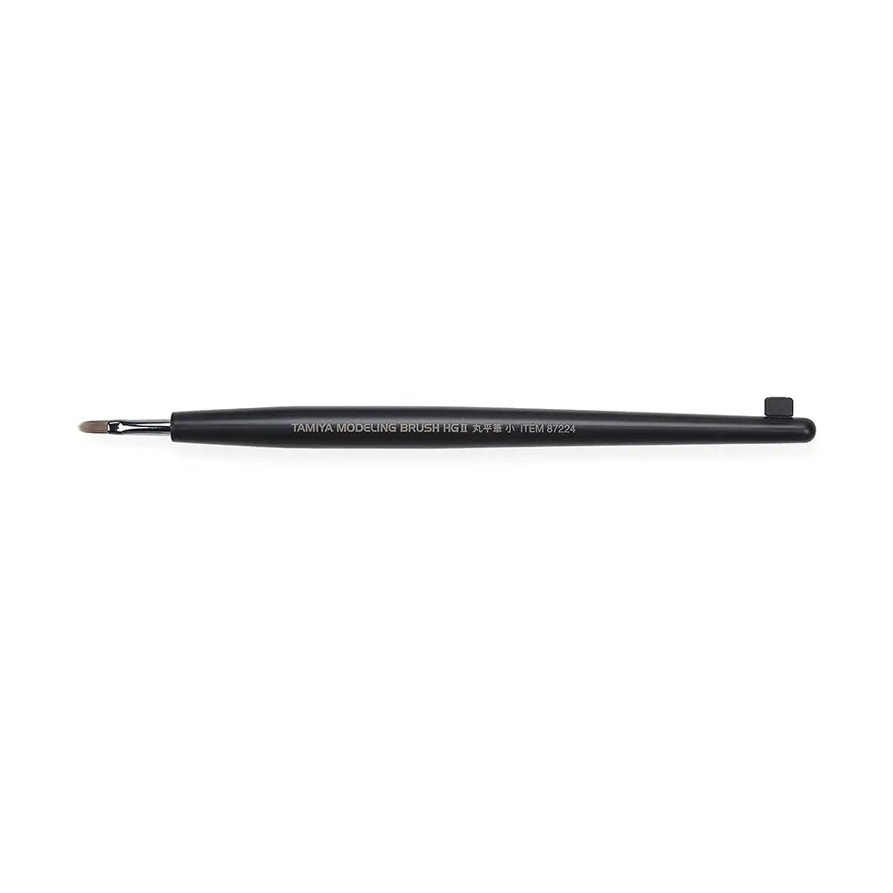 Tamiya - Modeling Brush HG II - Round Flat Brush - Small - 87224