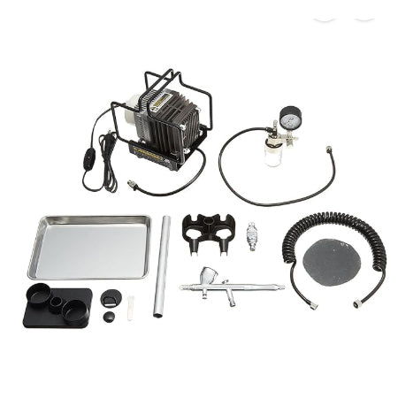 GSI Creos Mr. Hobby - PS289 Procon Boy Airbrush Set - Linear Compressor L5 - Regulator with Pressure Gauge - PS305 - KittoMaru