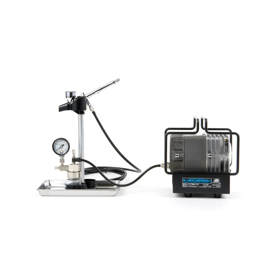 GSI Creos Mr. Hobby - PS289 Procon Boy Airbrush Set - PSLinear Compressor L7 - Regulator and Platinum Set - PS309 - KittoMaru