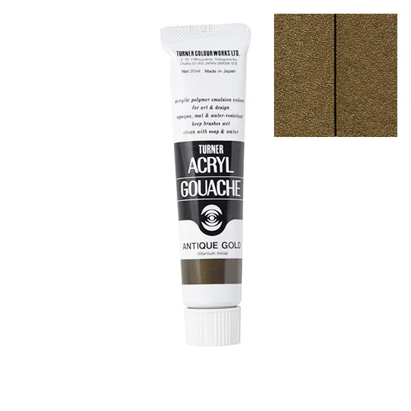 Turner - Antique Gold - Acrylic Gouache - 20ml - AG020076