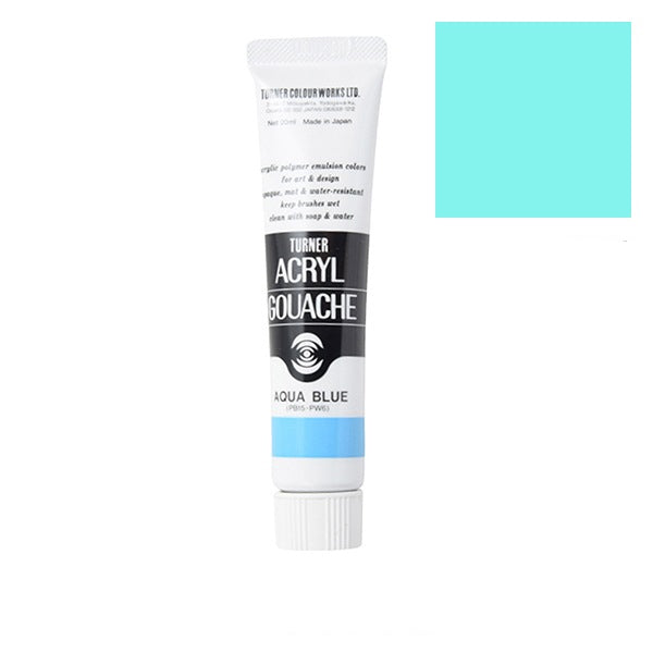 Turner - Aqua Blue - Acrylic Gouache - 20ml - AG020151