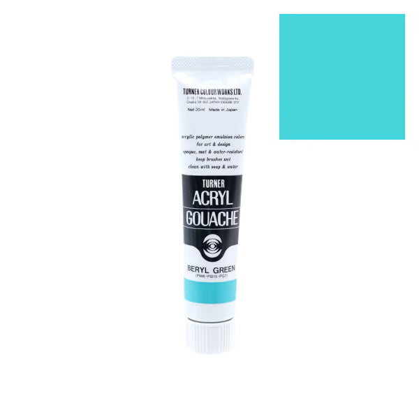 Turner - Beryl Green - Acrylic Gouache - 20ml - AG020144