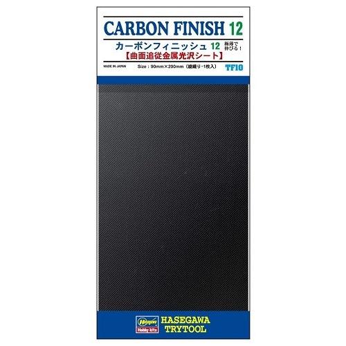 Hasegawa - Carbon Finish Sheet - Coarse Weave (12) - TF-10