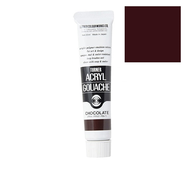 Turner - Chocolate - Acrylic Gouache - 20ml - AG020038