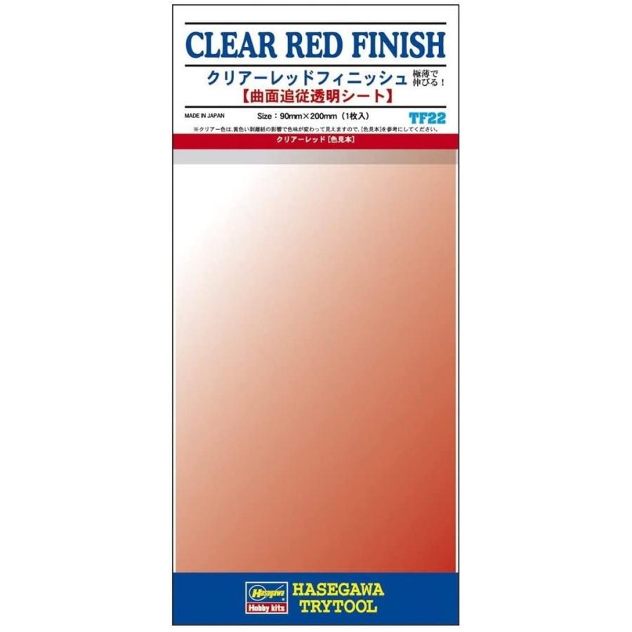 Hasegawa - Clear Color Sheet - Red Finish - TF-22