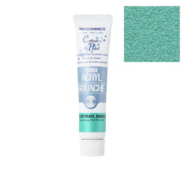 Turner - Color Pearl Emerald - Acrylic Gouache - 20ml - AG020412