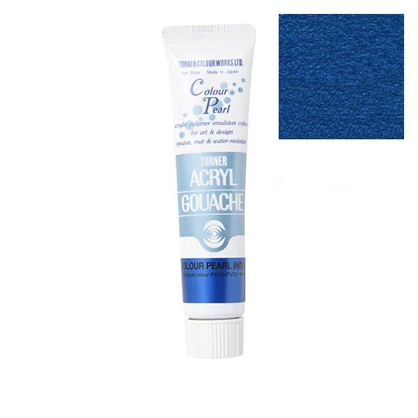 Turner - Color Pearl Indigo - Acrylic Gouache - 20ml - AG020419