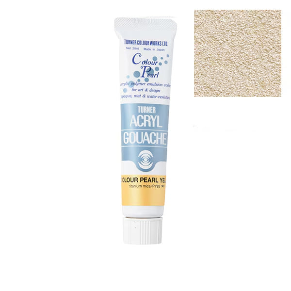 Turner - Color Pearl Yellow - Acrylic Gouache - 20ml - AG020405