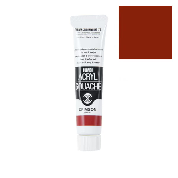 Turner - Crimson - Acrylic Gouache - 20ml - AG020121