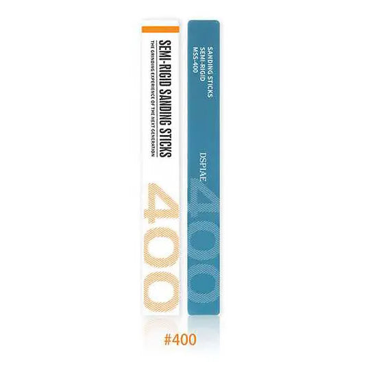 DSPIAE - Semi-Hard Sanding Stick File - #400 Grit - 3 Pieces - MSS-400