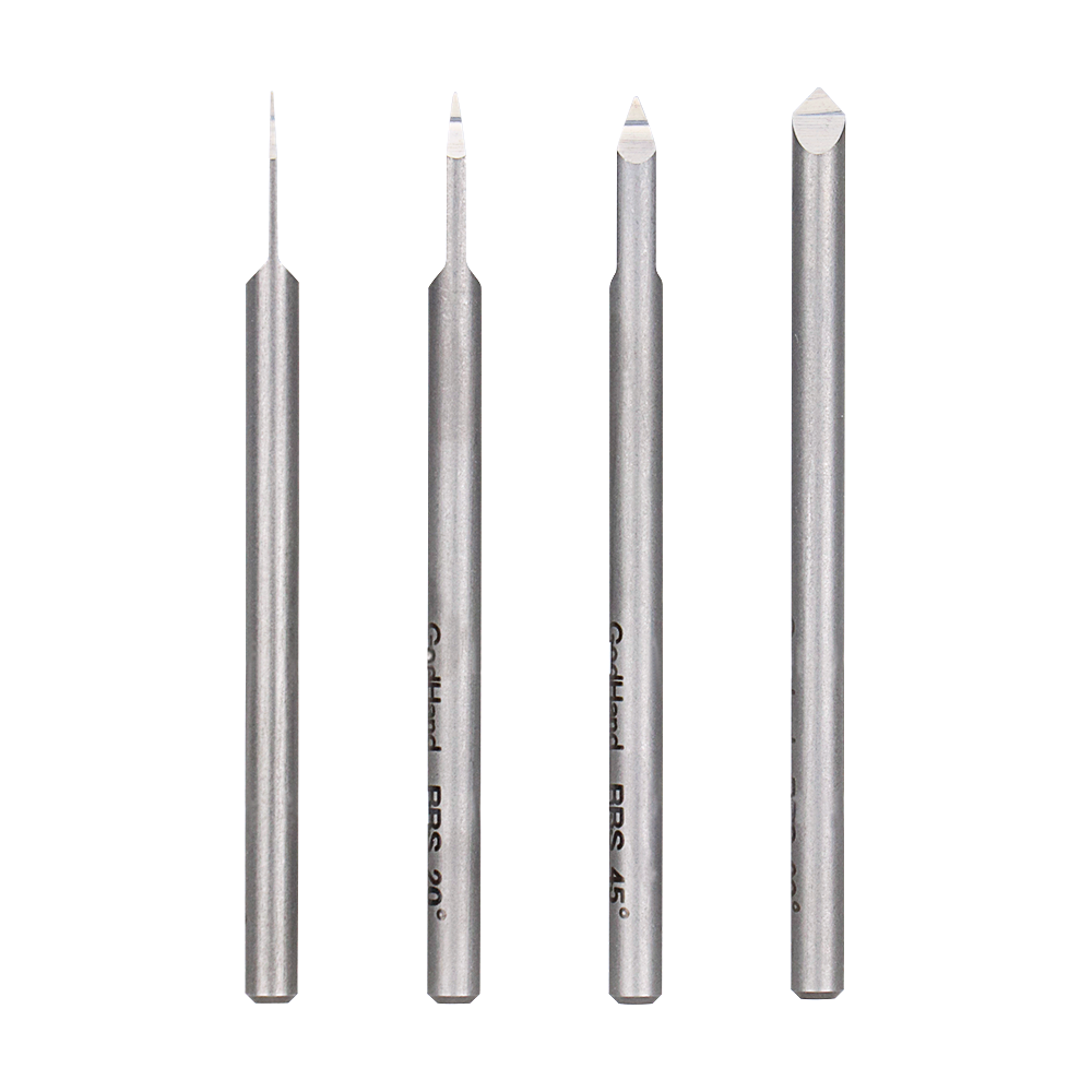 GodHand - Triangle Chisel BIt Blade - 4-Piece Set - GH-BBS-05-90