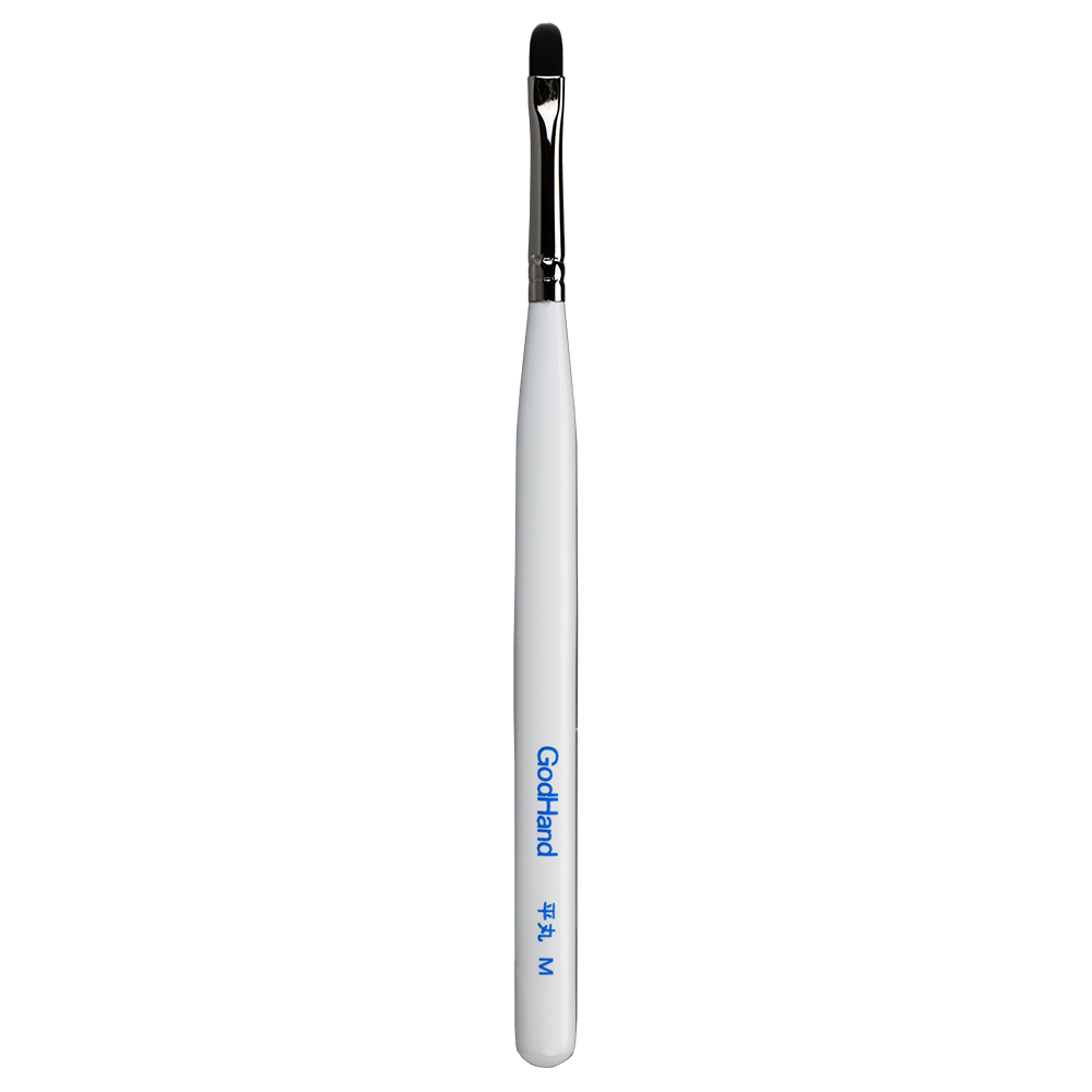 GodHand -Flat Round Ubuge Paint Brush - M - GH-BRSUP-HMM