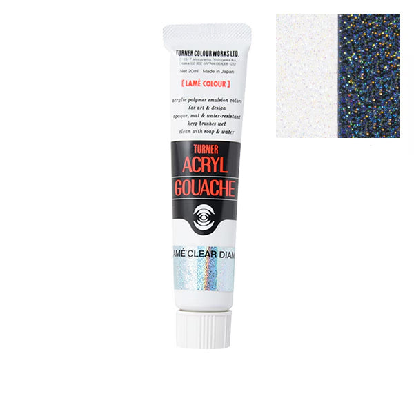 Turner - Glitter Clear Diamond - Acrylic Gouache - 20ml - AG020222