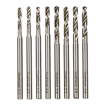 GodHand - Drill Bits Set D - 2.1MM-2.9MM SET OF 8 - GH-DB-8D