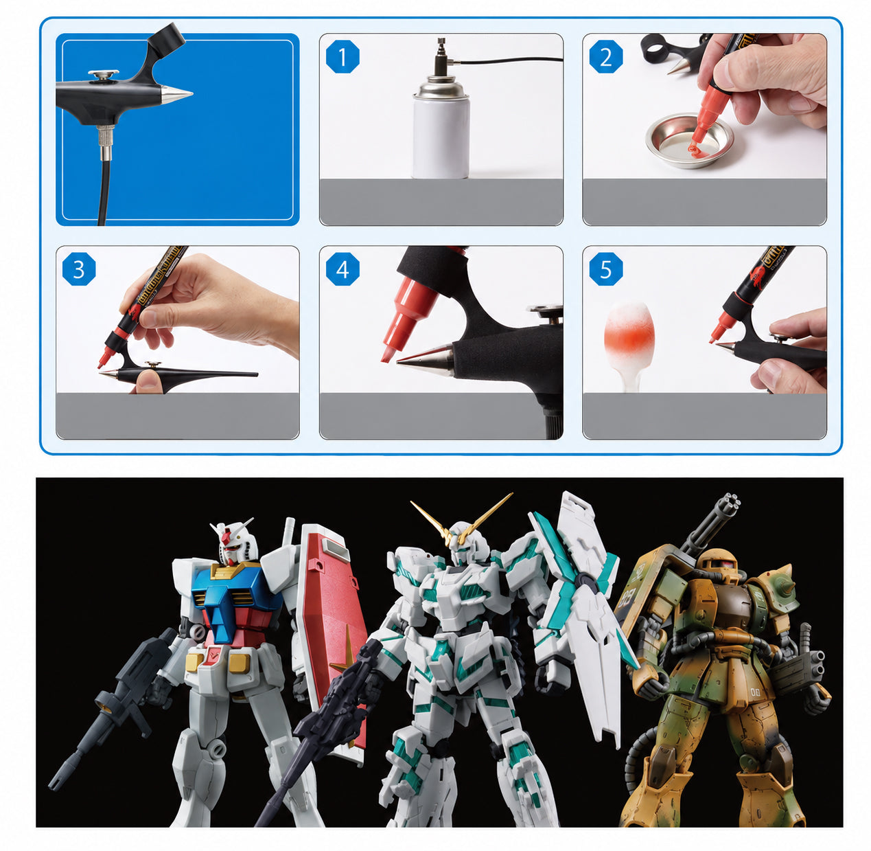 GSI Creos Mr. Hobby - Gundam Marker Airbrush System - GMA01