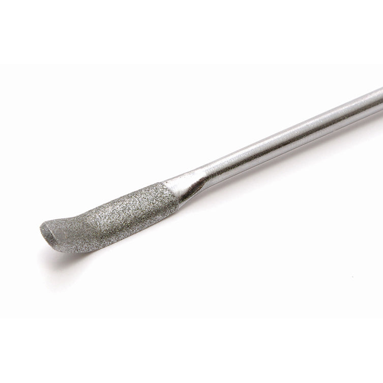 BACK-ORDER - Wave - HG Special Shaped Diamond File - Half-Round  - Bent Tip - HT-672