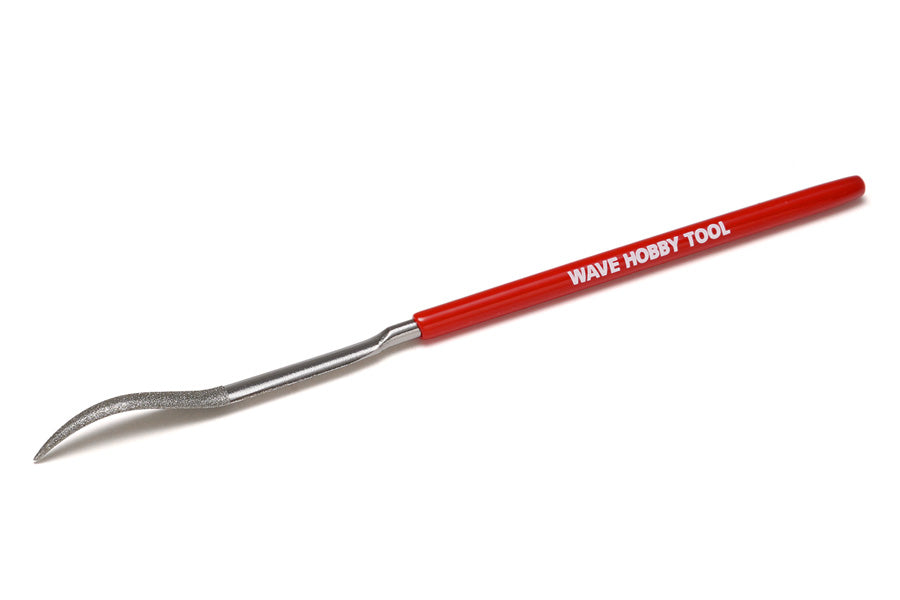 Wave - HG Special Shaped Diamond File - Round- Bent Tip - HT-673