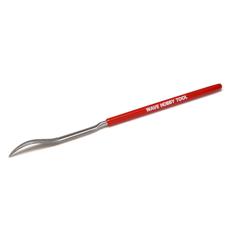 Wave - HG Special Shaped Diamond File - Round- Bent Tip - HT-673