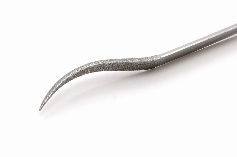 Wave - HG Special Shaped Diamond File - Round- Bent Tip - HT-673