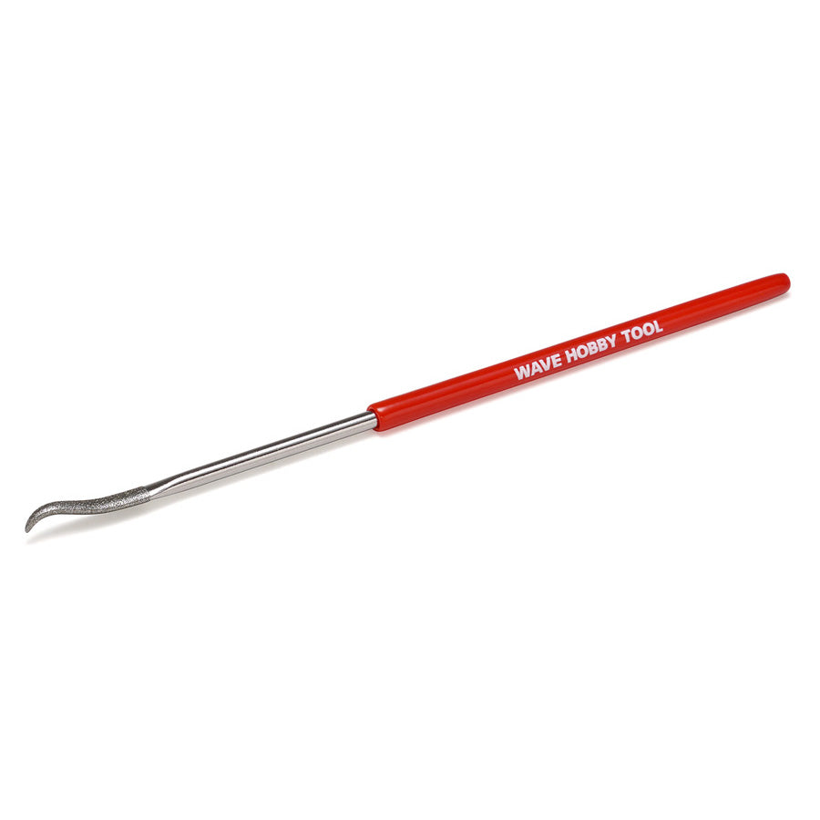 Wave - HG Special Shaped Diamond File - Oval - Bent Tip - HT-682