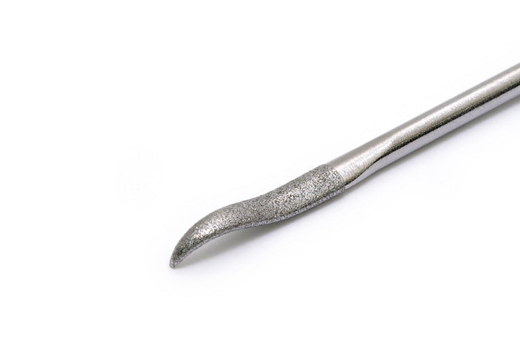 Wave - HG Special Shaped Diamond File - Oval - Bent Tip - HT-682